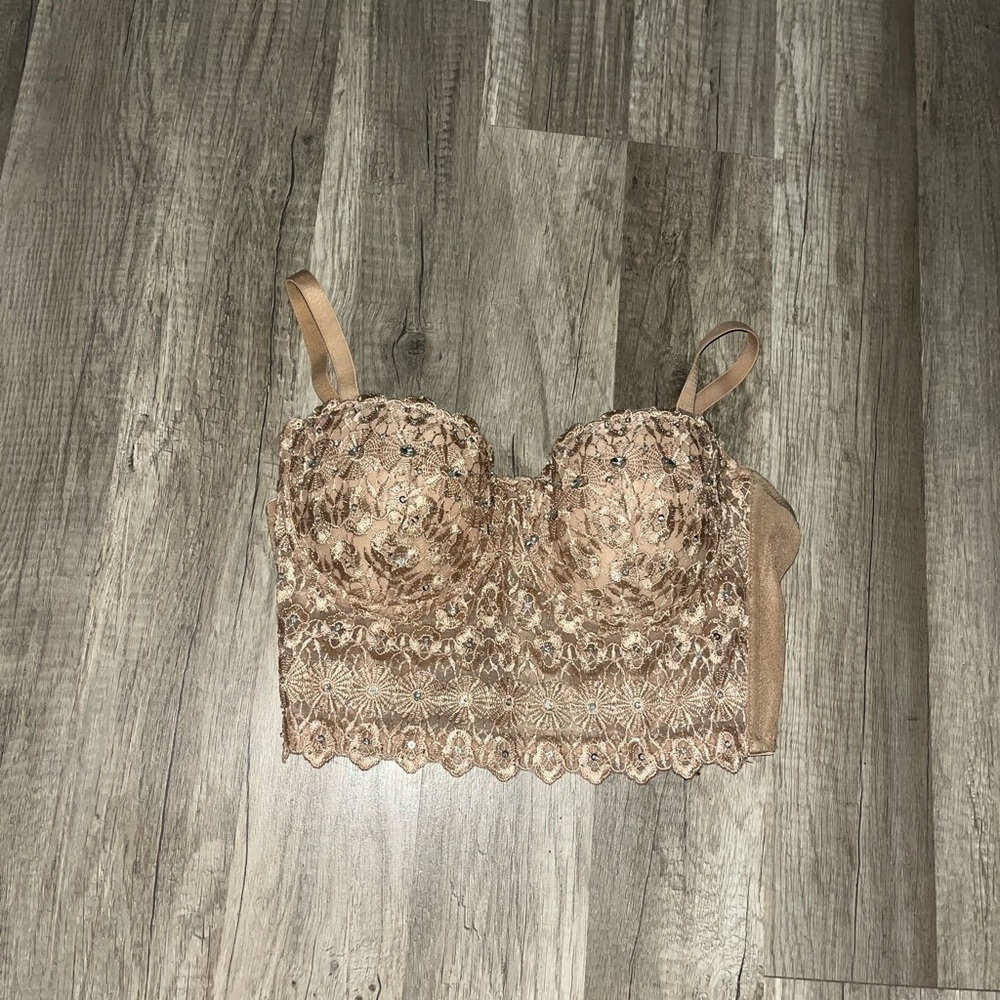 xs windsor corset top never worn rinestone